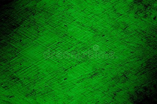 绿色的和黑的蹩脚货墙织地粗糙的背景.