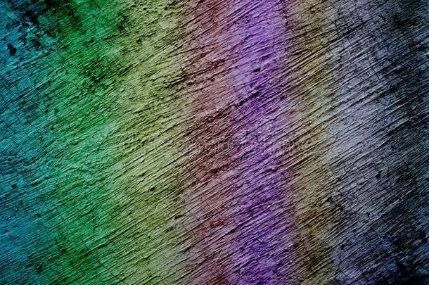 彩虹颜色蹩脚货墙织地粗糙的背景.