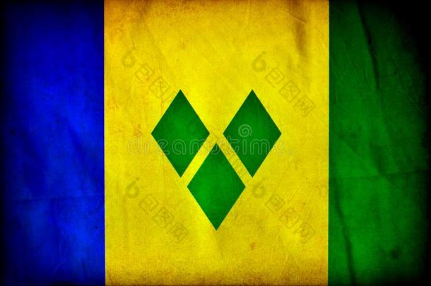 圣人般的人文森特格林纳丁斯群岛蹩脚货旗