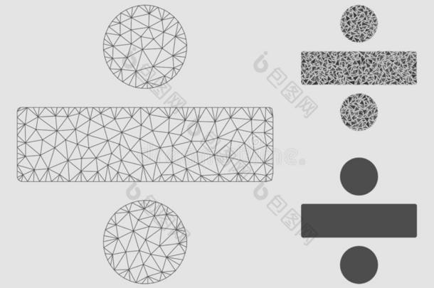 分开数学操作矢量网孔2英语字母表中的第四个字母模型和三角形马赛克我