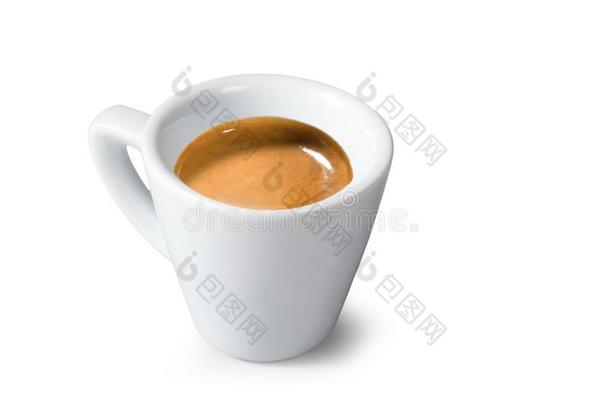 浓咖啡咖啡豆<strong>茶馆</strong>Ã¨浓咖啡向白色的背景