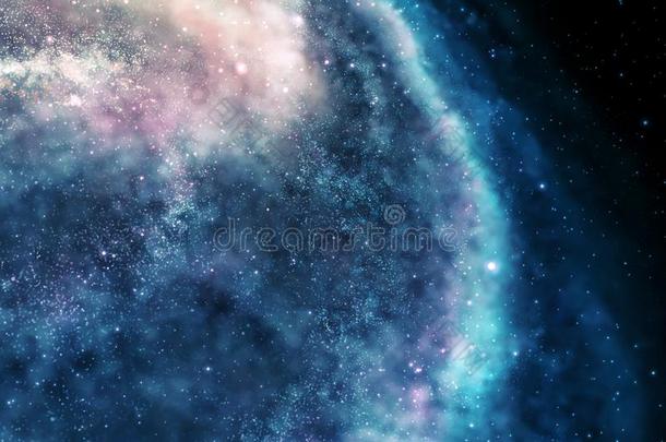宇宙的宇宙星云和星系