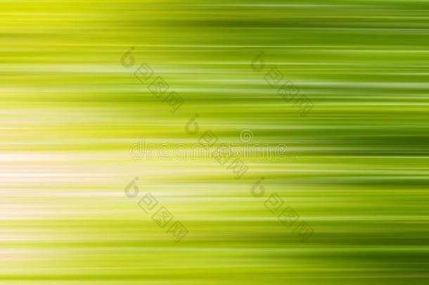 抽象的绿色的光条纹关于速度台词背景