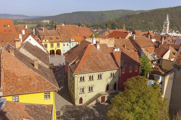 老的城镇关于Sighisoara