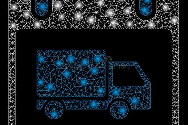 明亮的网孔尸体传送汽车日历一天和使闪光地点