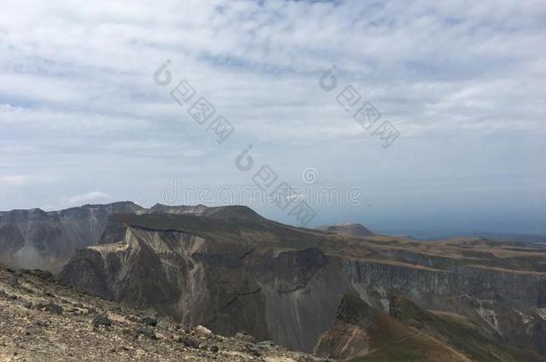 好的山顶看法和风景向长白山