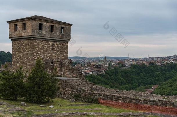 塔和墙关于tsarevets公司堡垒自己的维利科塔诺沃