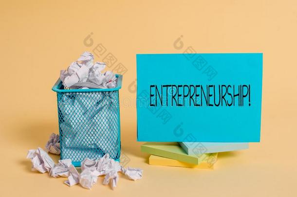 文字笔记展映企业家能力/职能.商业照片展示