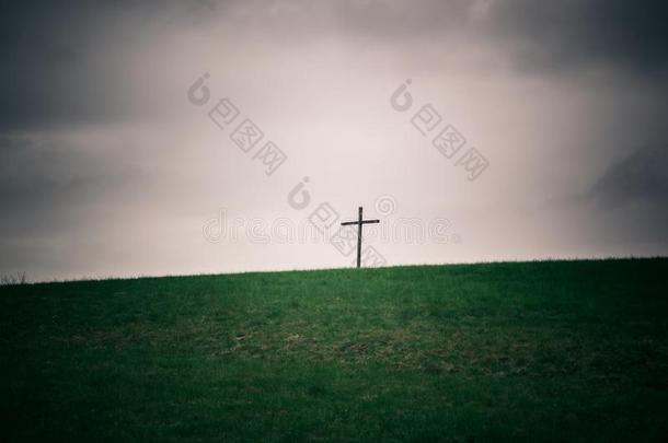 孤独的十字架向指已提到的人horiz向系列
