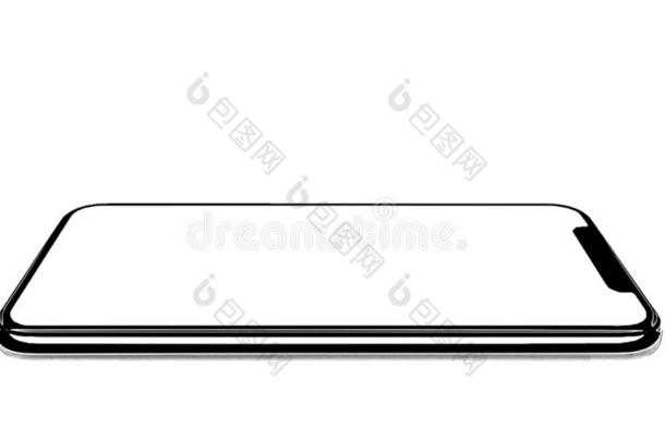 智能手机类似的向美国苹果公司2007年夏天推出的智能手机Xs至多和空白的白色的屏幕为