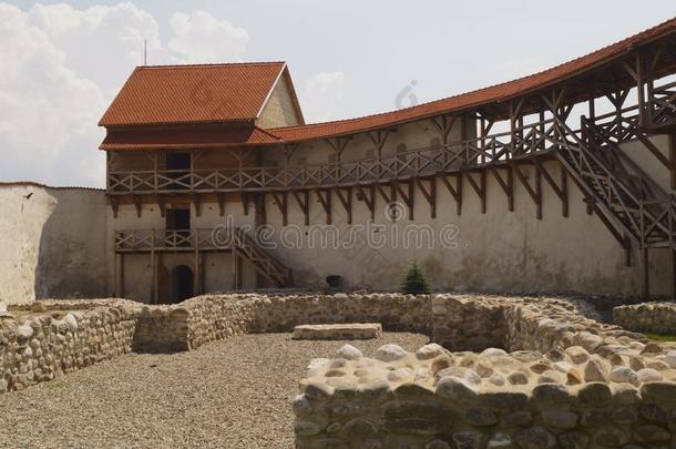 中古的城堡关于费尔迪奥拉-布拉索夫,罗马尼亚