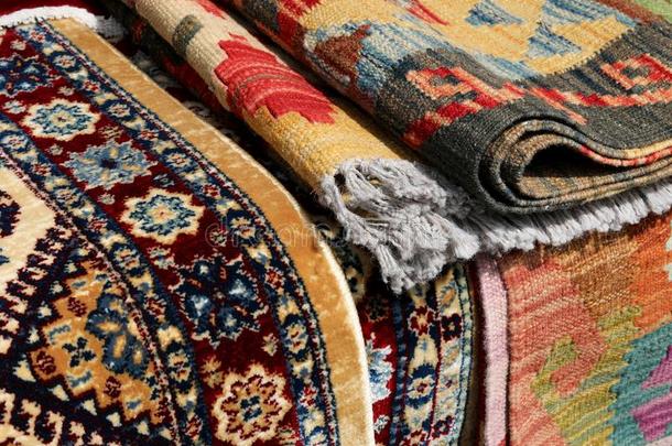 波斯的类型地毯和也基里姆地毯类型