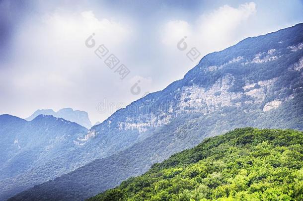 嵩山山范围风景中国