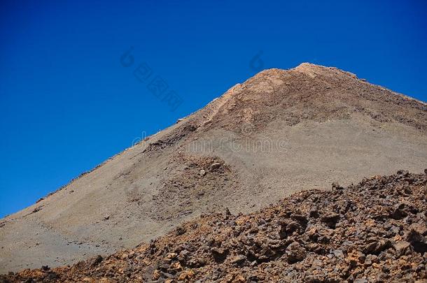 <strong>底</strong>部和面看法关于指已提到的人泰德火山,西班牙,特高频<strong>噪</strong>声,悲哀