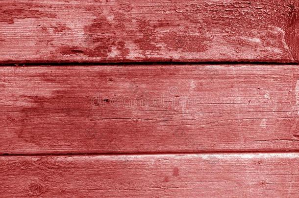 风化的木制的描画的墙采用红色的声调