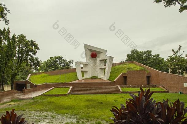 中央的<strong>烈士纪念</strong>碑,锡莱特,孟加拉共和国