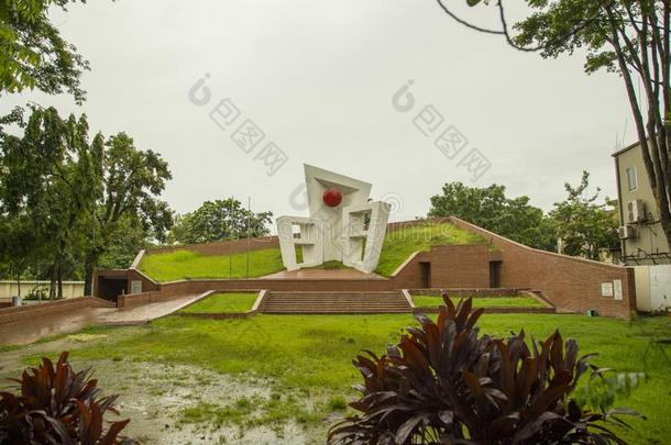 中央的<strong>烈士纪念</strong>碑,锡莱特,孟加拉共和国
