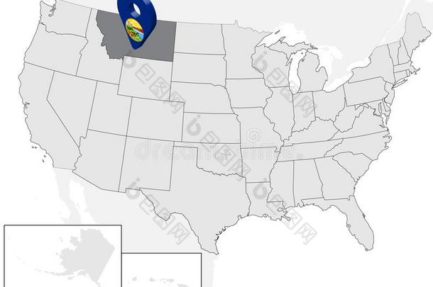 位置地图关于国家山区向地图美利坚合众国.3英语字母表中的第四个字母国家山区旗
