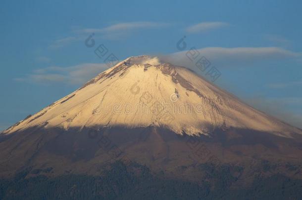 火山喷发波波卡特佩特火山墨西哥