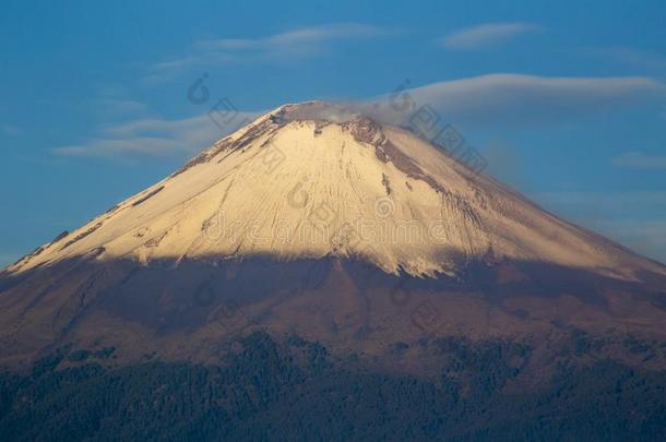 火山喷发波波卡特佩特火山墨西哥