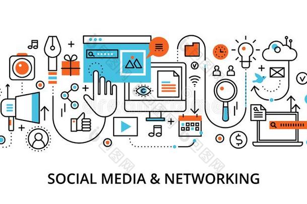 观念关于社会的媒体和社会的网络化