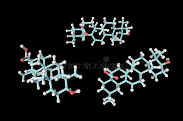 分子的模型关于齐墩果酸酸味的.原子是表现同样地公共卫生教育学会