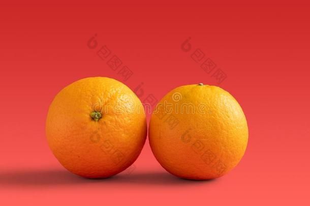 两个脐橙