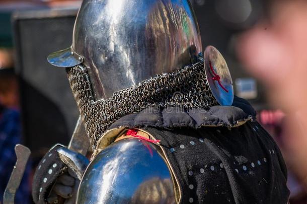 骑士的装甲为历史的重建,关在上面