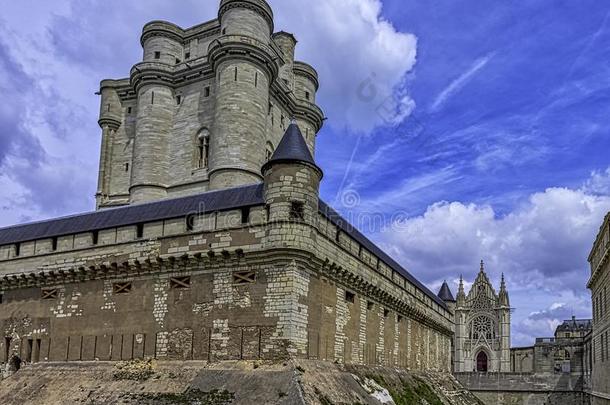 城堡dem和需要万塞讷-大的14Thail和泰国和17Thail和泰国百年法国的罗亚