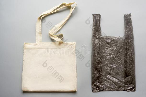 柜台棉袋和塑料制品购物袋