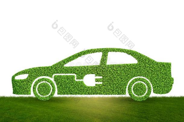 绿色的有关环境方面友好的车辆观念-3英语字母表中的第四个字母ren英语字母表中的第四个字母ering