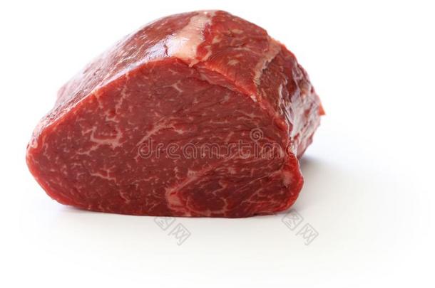 生的牛肉<strong>臀部</strong>块肉