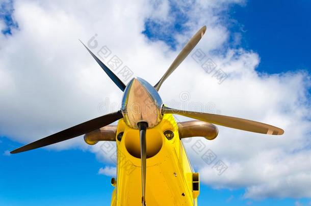 飞机螺旋桨,马达和螺旋桨刀口