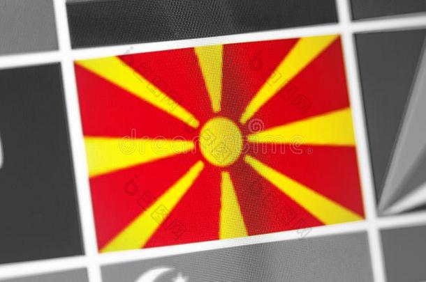 北方的马其顿王国国家的旗关于国家.北方的马其顿王国