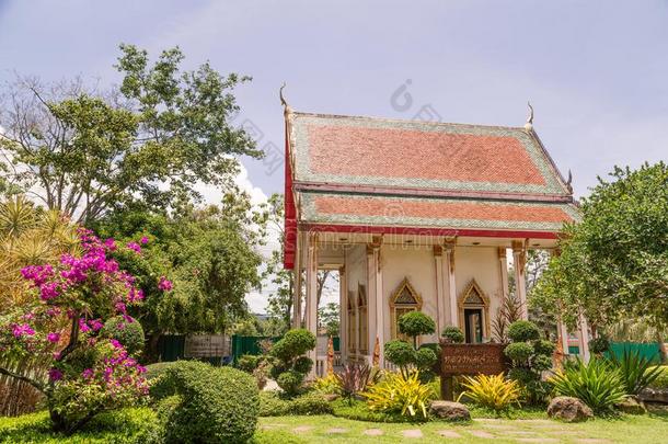 泰国或高棉的佛教寺或僧院章或泰国或高棉的佛教寺或僧院查龙庙采用普吉岛,泰国,AustralianScientificIndust