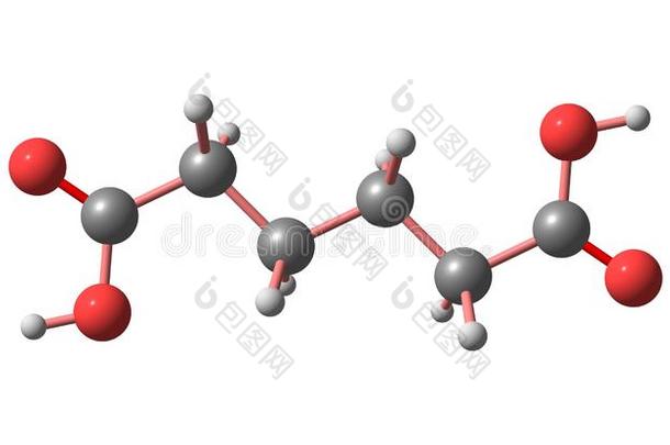 已有的酸味的分子的结构隔离的向白色的