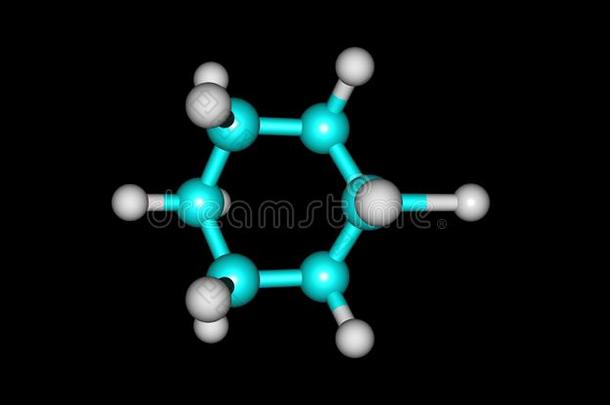 溴环己烷分子的<strong>结构</strong>隔离的向黑的