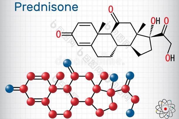 强的松分子.一合成的反对者-令人激动的糖皮质激素