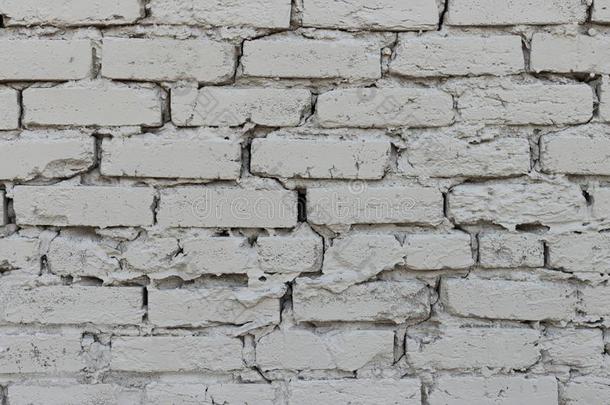 不平坦的砖墙质地在外面灰色-8