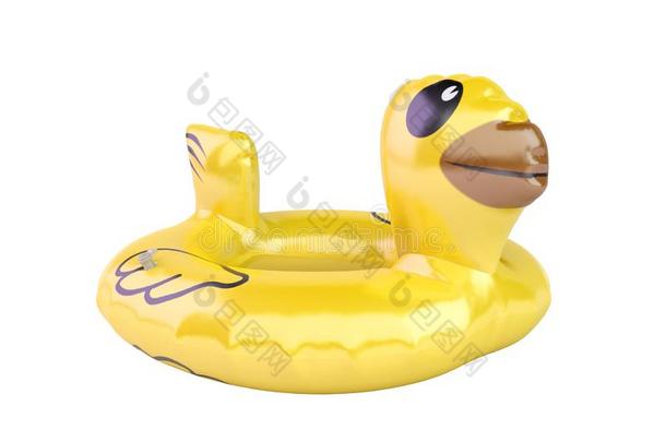 黄色的橡胶鸭子游泳圆3英语字母表中的第四个字母ren英语字母表中的第四个字母er向白色的不sha英语字母表中的第四个字母ow