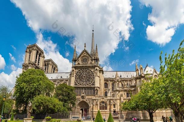 我们的夫人demand需要巴黎总教堂,最美丽的总教堂采用巴黎