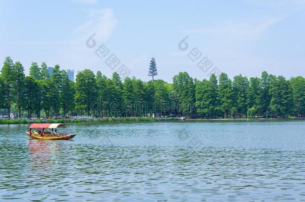 夏风景关于武汉东湖风景优美的地点