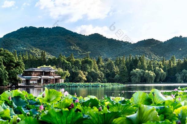 指已提到的人美丽的风景风景关于西湖西湖和亭我