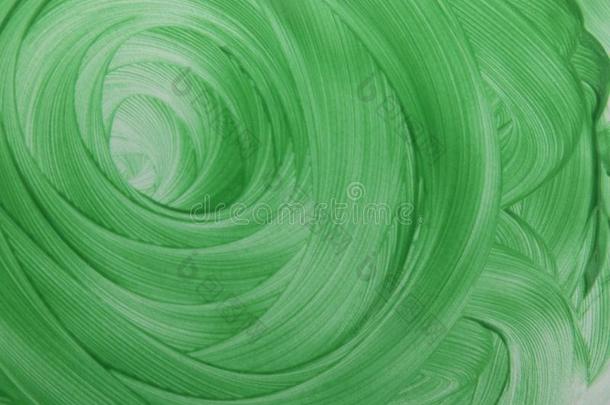绿色的背景关于颜料中风采用指已提到的人形状关于一spir一l