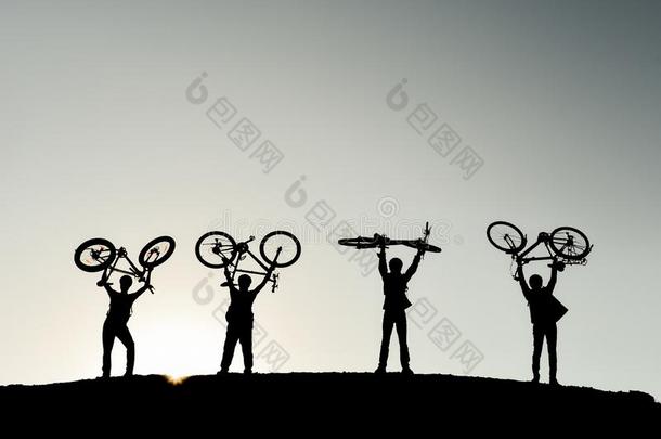 成功的骑自行车的人社区和运动的冒险<strong>活动</strong>