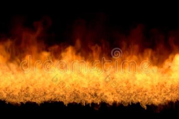 线条关于火在底部-火3英语字母表中的第四个字母illustr在ion关于幻想燃烧的