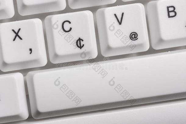 商业观念和记下和personalcomputer个人计算机键盘.五颜六色的personalcomputer个人计算机莫库