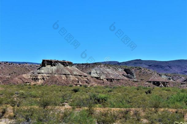 风景优美的风景看法凤凰向lowalloysteel低合金钢维加斯,亚利桑那州,统一的斯达