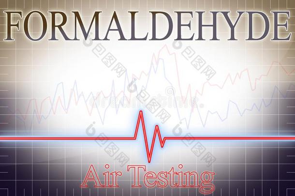 甲醛室内的污染物天空测试和图表-观念我