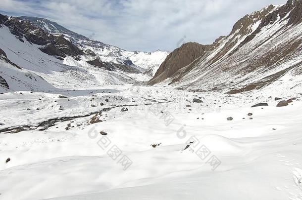 风景关于山雪和山谷